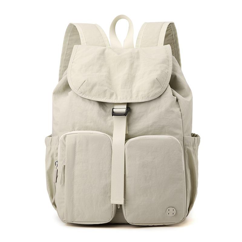 Waterproof Nylon Lightweight Multi-pocket Backpack for Women MR9903