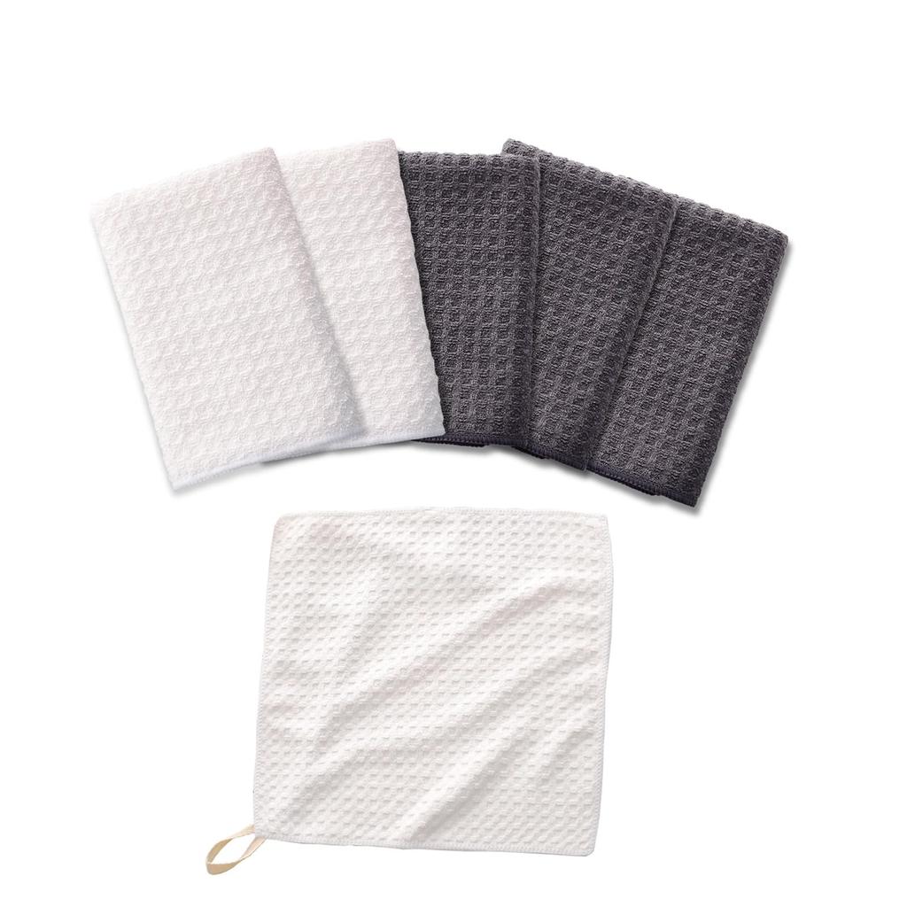 Highly Absorbent Kitchen Cloths for Kitchen Car and Other Cleaning Suitable for and Commercial 30x30cm 3 Towels, Waffle-patterned Dishes, Counters,