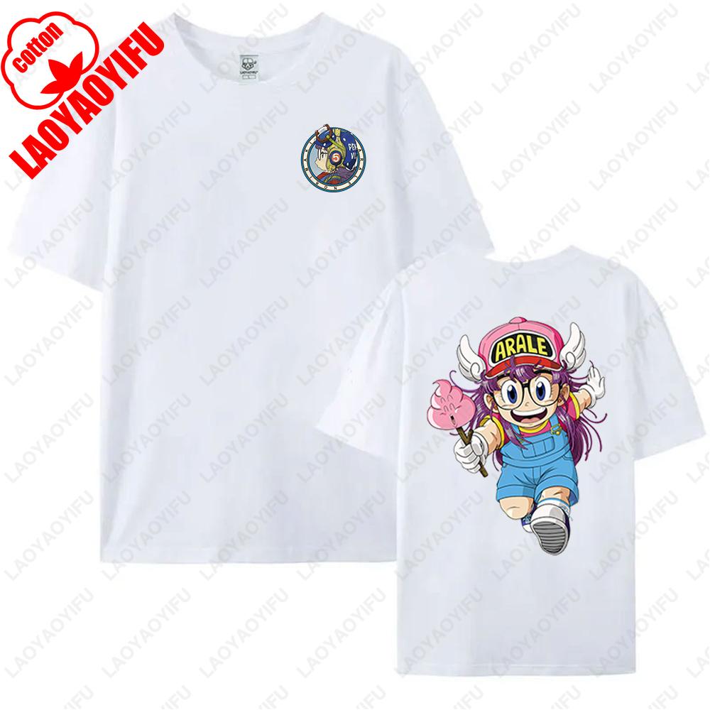 Cartoon Anime Little Girl Arale Graphic Tshirt Japanese Manga Printing Unisex Streetwear Kawaii Retro Trend Cool T Shirts Gifts