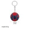 Movie Rotatable Spider Blade Keychain Creative Spider Keyring Cosplay Props Handsome for  Men Women Backpack Jewelry