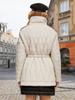 Herbst Winter Mittleren Alters Damenmode Kurzen Stil Stehkragen Baumwolle gefütterte Jacke