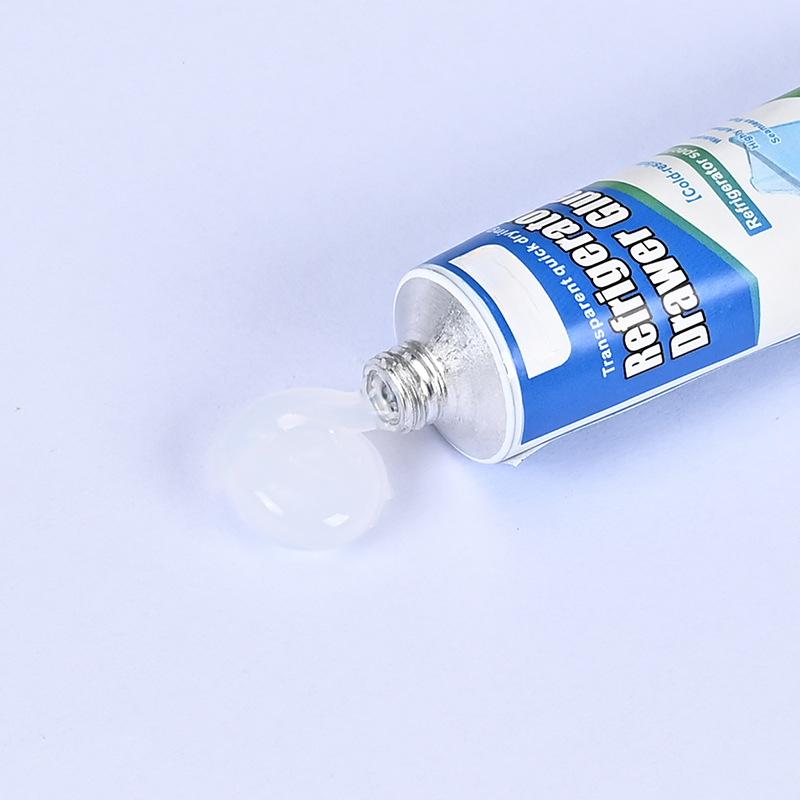 Refrigerator Drawer Glue Cold Resistant Adhesive For Fridge Plastic Tray Seal Strip Inner Wall Freezer Box Repair And Household Use