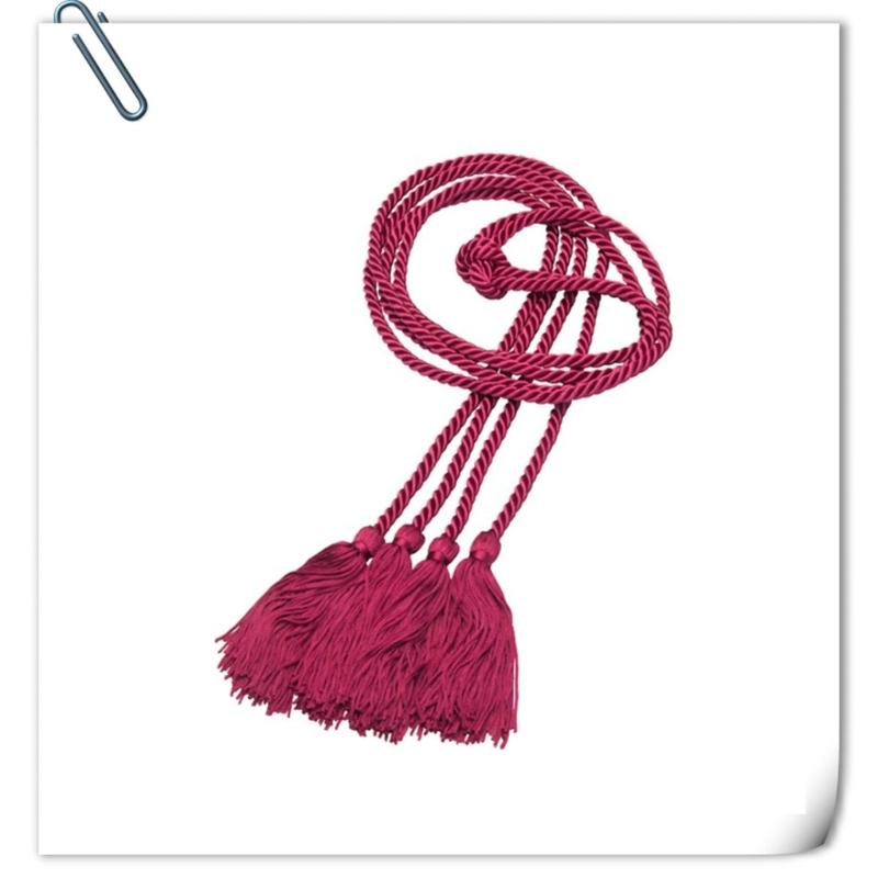 Graduation Cord Polyester Thread Graduation Cord with Long Tassels for Graduation Parties School Graduation, 67 Inches