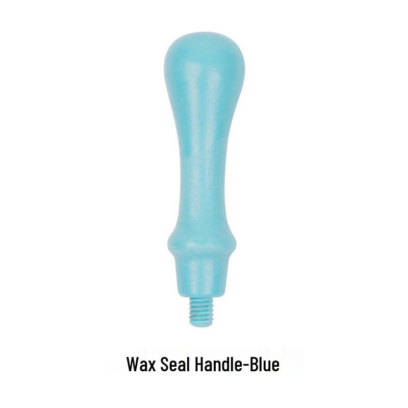 Retro Nine-Piece Wax Seal Stamp Set with Stamps, Wax Granules, Handle, Spoon, and Envelopes