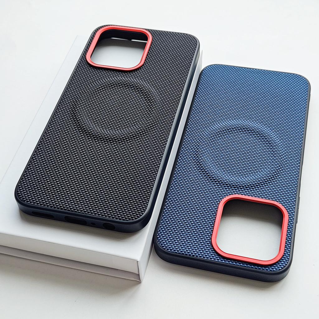 Case for OnePlus N6 15 15R 13 13S 13 13R Turbo6 6V Luxury Nylon Leather Magnetic Back Cover for One Plus 15 R Shockproof Funfa
