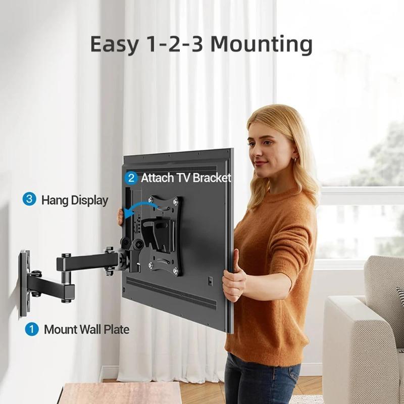 Adjustable TV Mounts Wall Mount Bracket Supports 10"-32" LED/LCD TVS,Holds Up To 10kg, 100*100, Home Office Use TV Stand