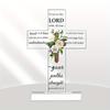 2D Flat Acrylic Christian Cross Decoration, Indoor and Outdoor Decoration - No Battery/electricity Required, Free Day Decoration, Shop De