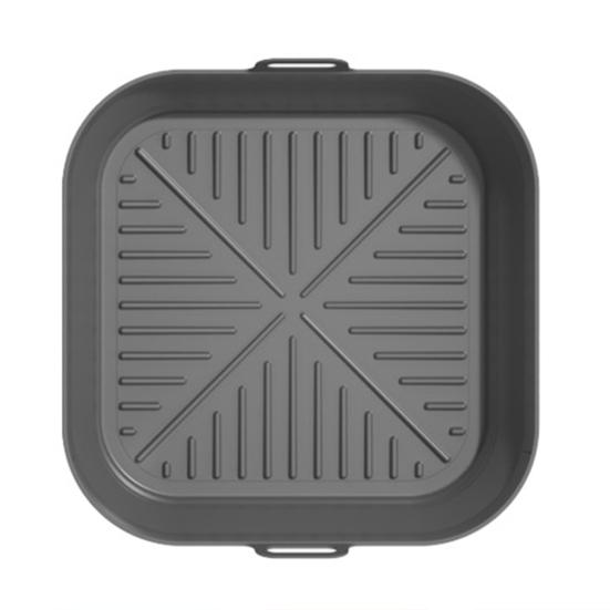 Silicone Air Fryer Liner Round Square Foldable Mat for Baking Food-Grade Basket Non-Stick Heat Resistant Air Fryer Accessories