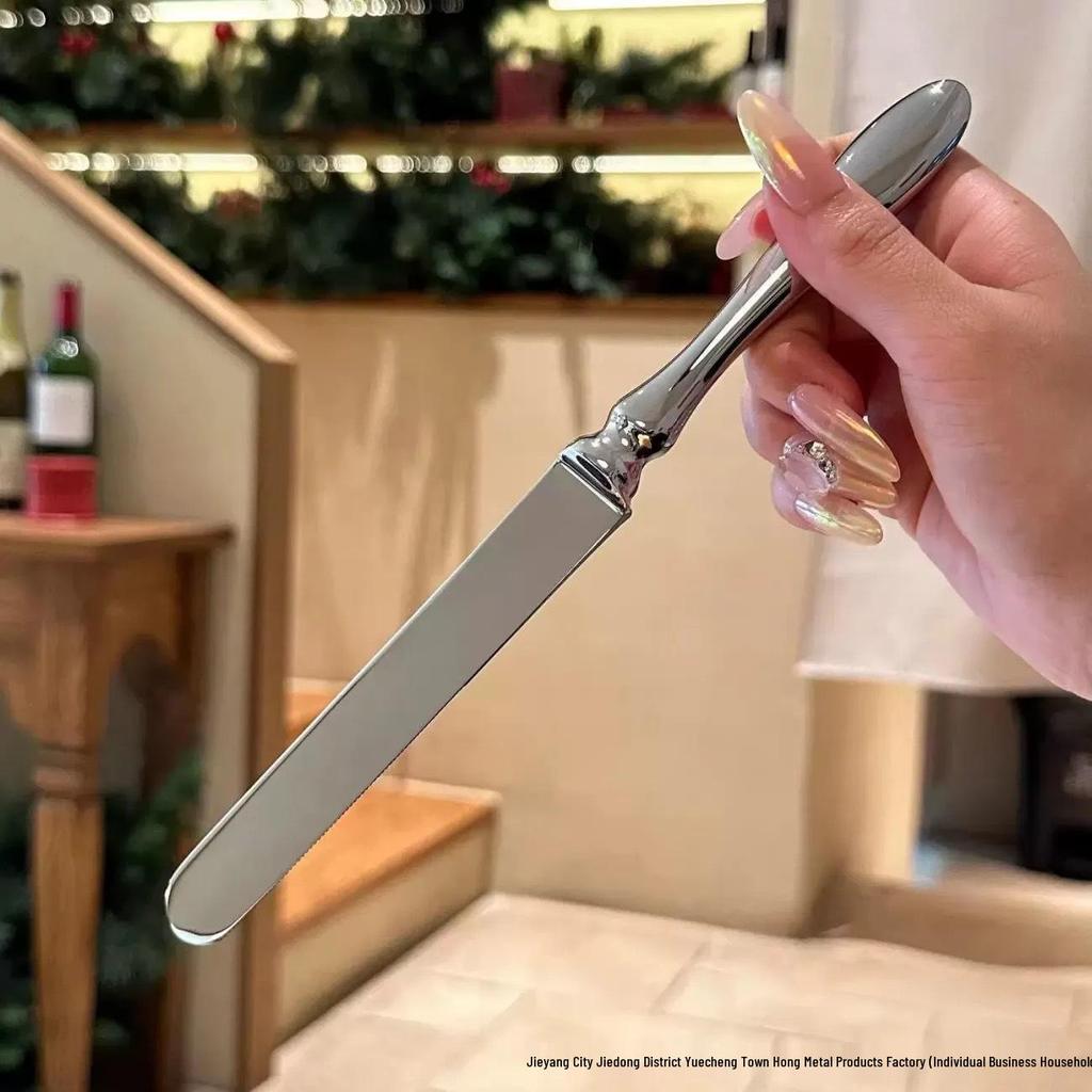 Western Premium 304 Stainless Steel Cutlery Set: Oval Handle Spoon, Fork & Steak Knife