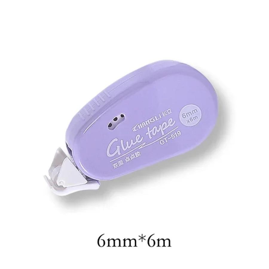 

Двостороння клейка крапкова клейка стрічка DIY Скрапбукінг Колаж Фотоальбом Шкільні канцтовари Роликова стрічка фіолетовий