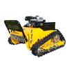 Remote Control Crawler Lawn Mower: Four-Stroke Gas Engine for Mountain Orchards