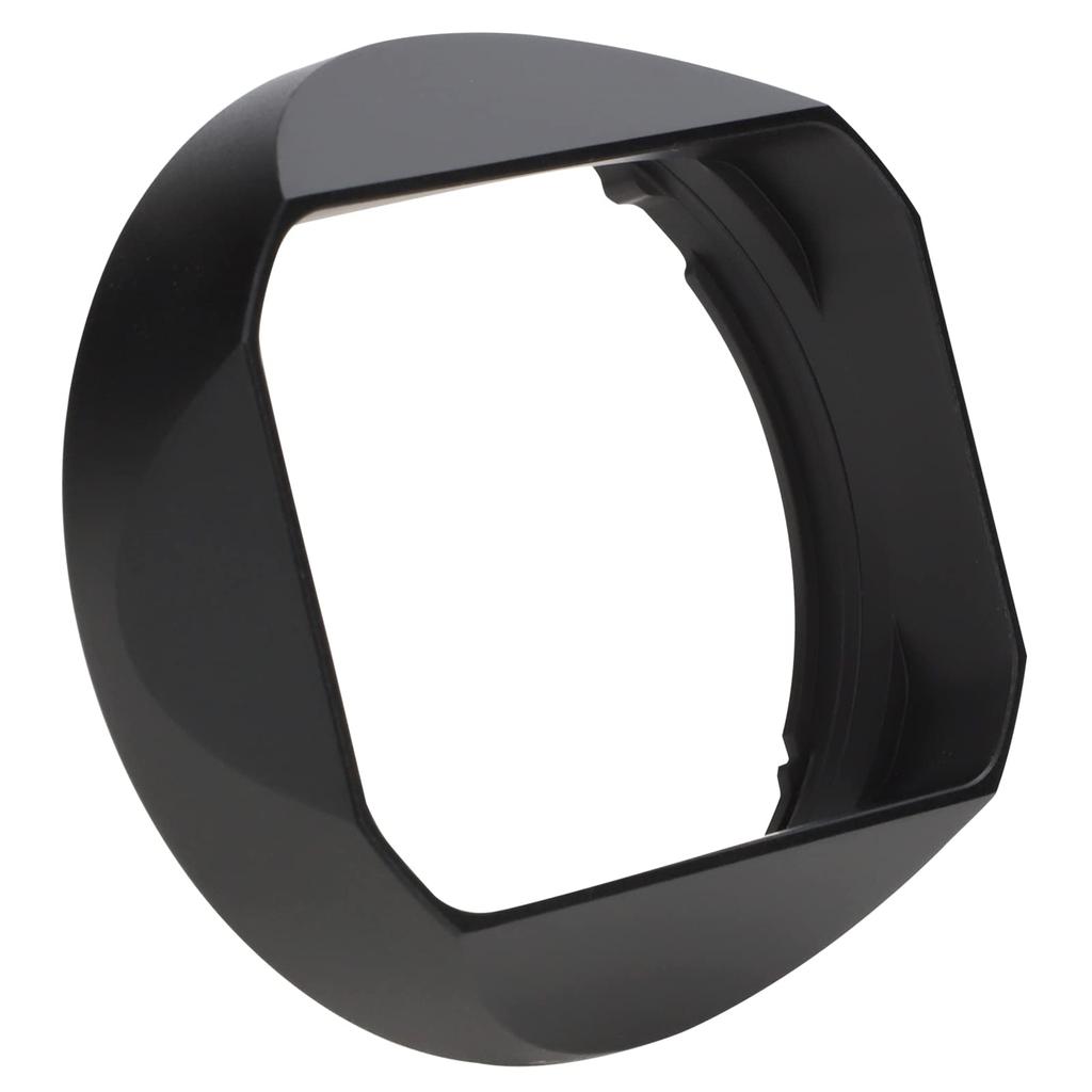 Haoge Metal Square Bayonet Lens Hood for Fujinon XF 18mm R LM WR Lens with Metal Front Cap F1.4