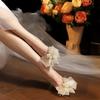 2025 New Bridal Wedding Shoes Women's High Heels Wedding Shoes Don't Worry Feet Wedding Shoes Women's Pump