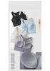 Plus Size Shockproof Zipper Sports Bra for High-Intensity Running and Yoga