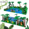 Serie Creativa Foresta Pluviale Tropicale Scena Fiume Giocattoli Blocchi da Costruzione