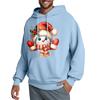 Men's Hooded Sweatshirt, Contrasting Color Sweatshirt, Sports   Casual Jacket