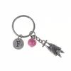 Bat Inspirational Keychain Emotional Support Bat Keychain Metal Bat Pendant With Inspirational Poetry Card Bats Keyring