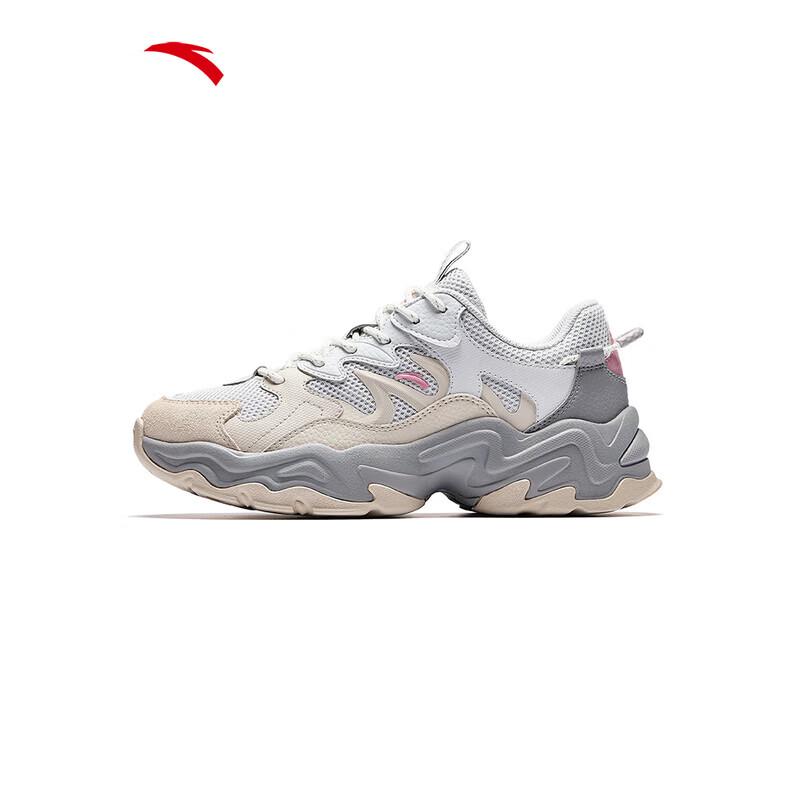 ANTA Star Trace Women's Retro Colorblock Casual Sneakers