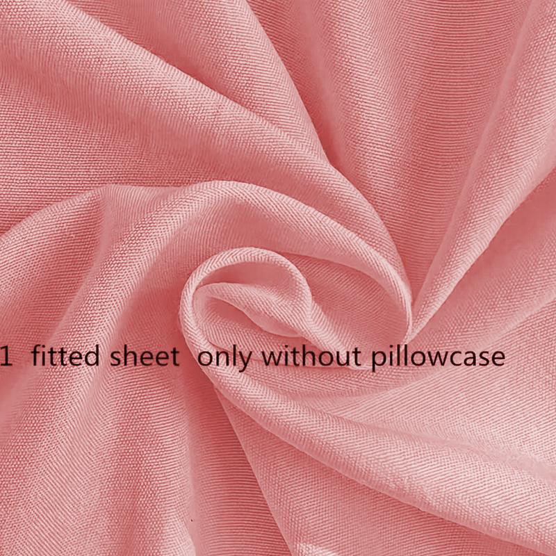 1ks Ultra měkké prostěradlo s gumou - Lehký prodyšný polyester, Snadná údržba a padnoucí chránič matrace, Pohodlné ložní prádlo pro všechna roční období Měkké prostěradlo