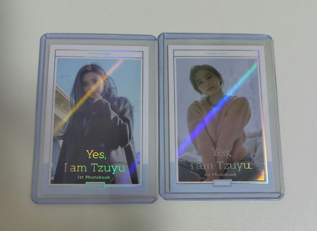 

[USED] TWICE Yes I am Tzuyu (Blue) Trading Card Set of 2
