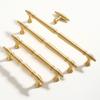 Brushed Antique Brass Cabinet Pulls Solid Brass Wardrobe Handles Furniture Handles  Kitchen Use