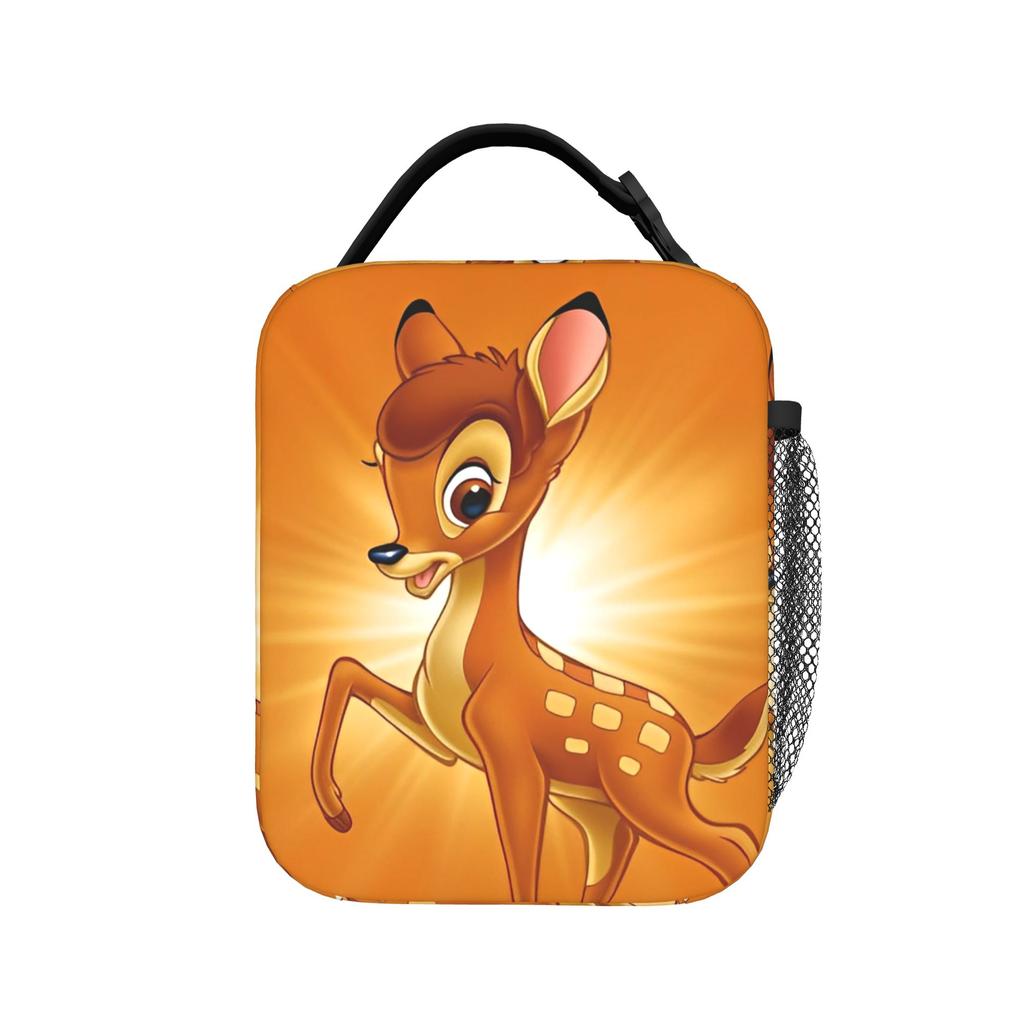 Cartoon Bambis Insulated Lunch Bag Portable Meal Container Thermal Bag Tote Lunch Box Beach Outdoor Men Women