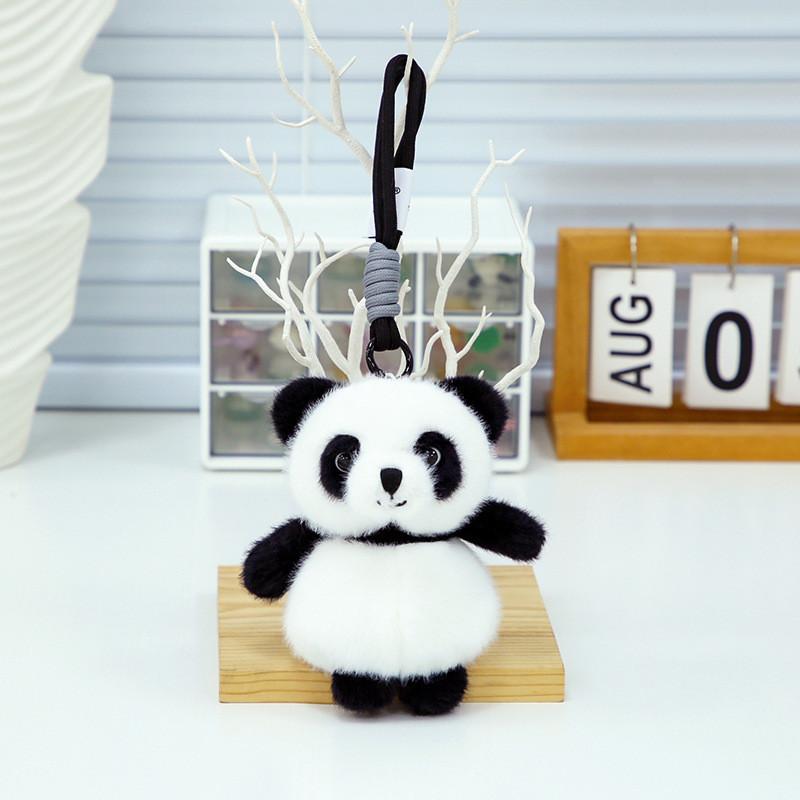 

Cute Giraffe Rabbit Panda Animal Plush Keychain Toy Decoration Gift Keyrings Panda