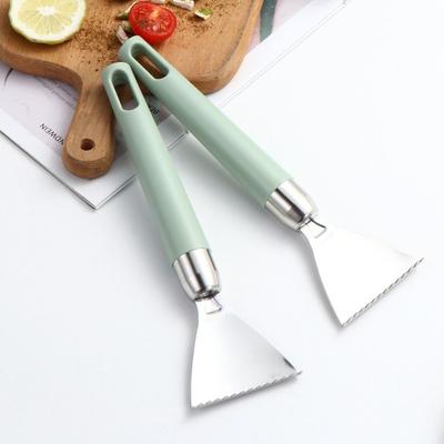 Durable Stainless Steel Fish Scale Remover Home ABS Handle Cooking Seafood Tools Smooth Fish Scale Scraper Kitchen Tools