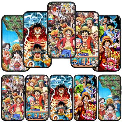 Handyhülle für Samsung Galaxy S24 S23 iPhone 15 14 Xiaomi Redmi Note 13 12 11 8 10 9 Pro Max X XR OPPO A15 Huawei Poster Süße Luffy One Piece Cover