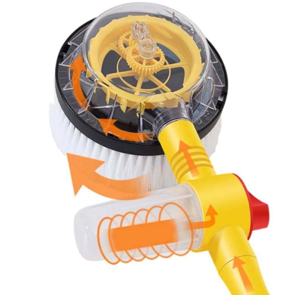 360 Degree Rotation Rotating Wash Brush Adjustable Length High Pressure Washer  Auto Detailing