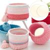 Aug. 5PCS Wooden Basket Bottom, 5 Size Oval Circle Blank Solid Crochet Basket Wood Base For DIY Basket Craft Weaving Supplies