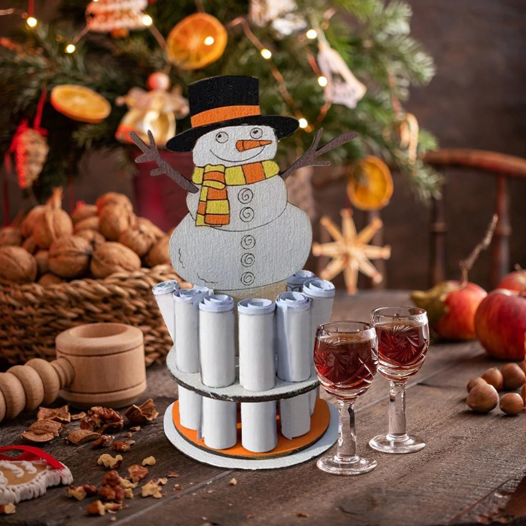 Christmas Wooden Wallet, Creative Decoration Holiday Ornament