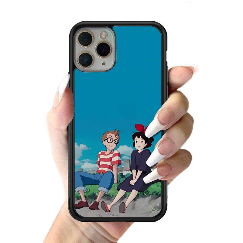 

Чехол для телефона YNDFCNB Anime Kiki s Delivery Service, силиконовый чехол из ПК+ТПУ для iPhone 11 12 13 Pro Max 8 7 6 Plus X SE XR, твердые чехлы iphone 14promax