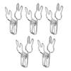 100pcs   Clips Cute Cartoon   Shape Metal Hollowed   Tail Clips Paper Clamps for   Document