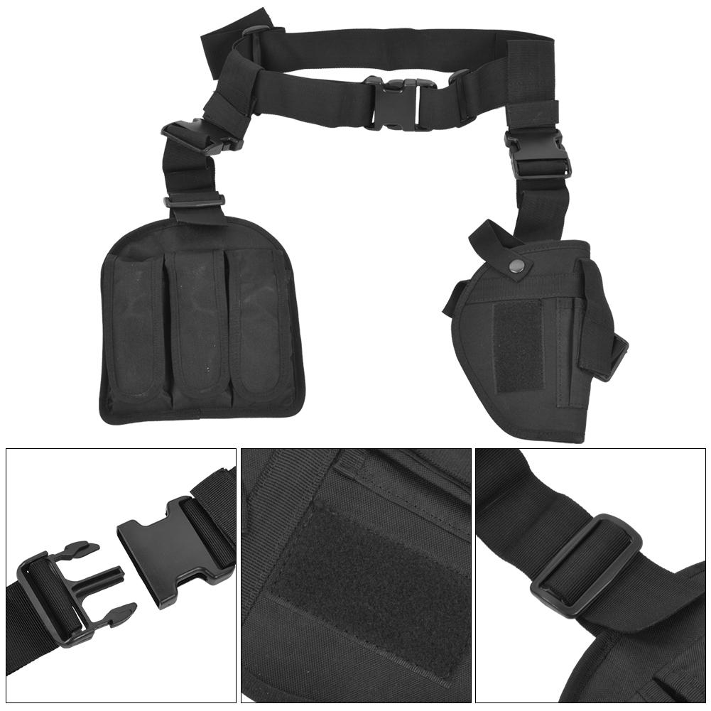 Outdoor Multifunction Tactics Leggings Combination Leg Holster Right Foot Tool Bag Waist Belt Package