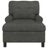 Lounge Chaise Longue with Cushions Black 91 X 157 X 91 Cm Faux Leather