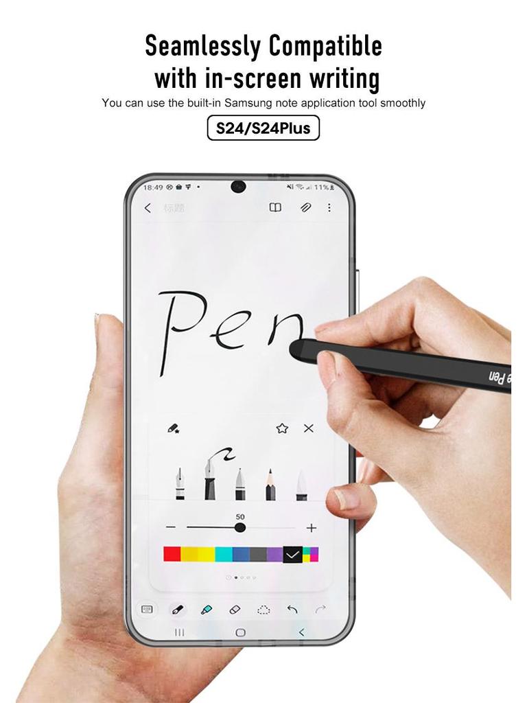 GKK Samsung S24 Ultra Transparent Thin Protective Phone Case with Creative Space Design