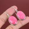 Thulite Earring Handmade Jewelry Top Quality Gemstone Earring 925 Sterling Silver Earring Birthstone Earrings Gifts For Mom Elegant Jewelry