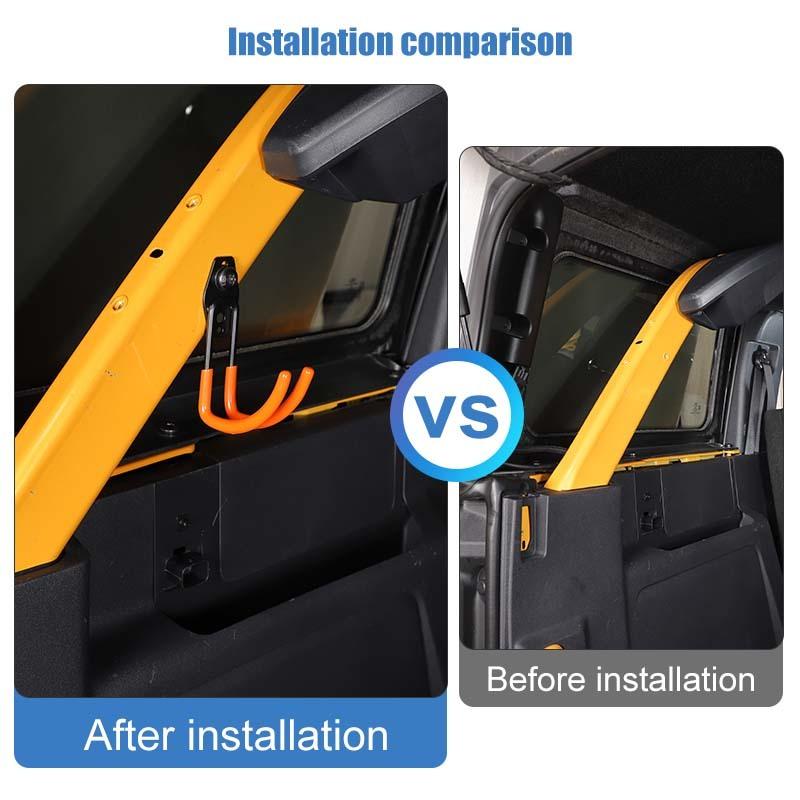 Universal Vehicle Car Couple Hanging Hook For Dodge For Jeep Wrangler For Ford Mustang For Ford Bronco Car Accessories