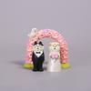 Japanese Style Wedding Ceremony Ornaments DIY Resin Handicraft Ornaments  Cake Decoration
