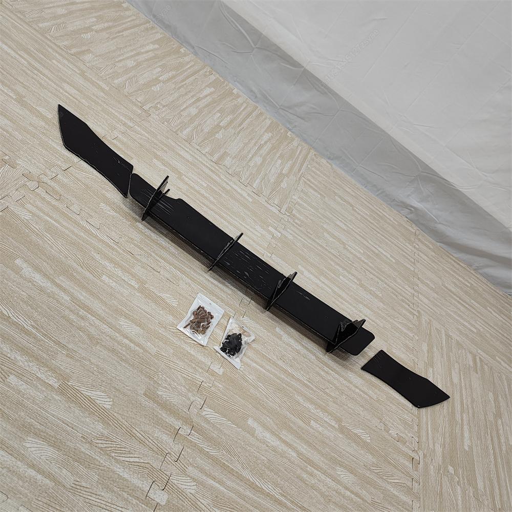 Rear Bumper Lip Spoiler Diffuser Splitter Lip Side Protector Body Kit For VW Polo MK6.5 Base Standard Version 2022-2024 Tuning