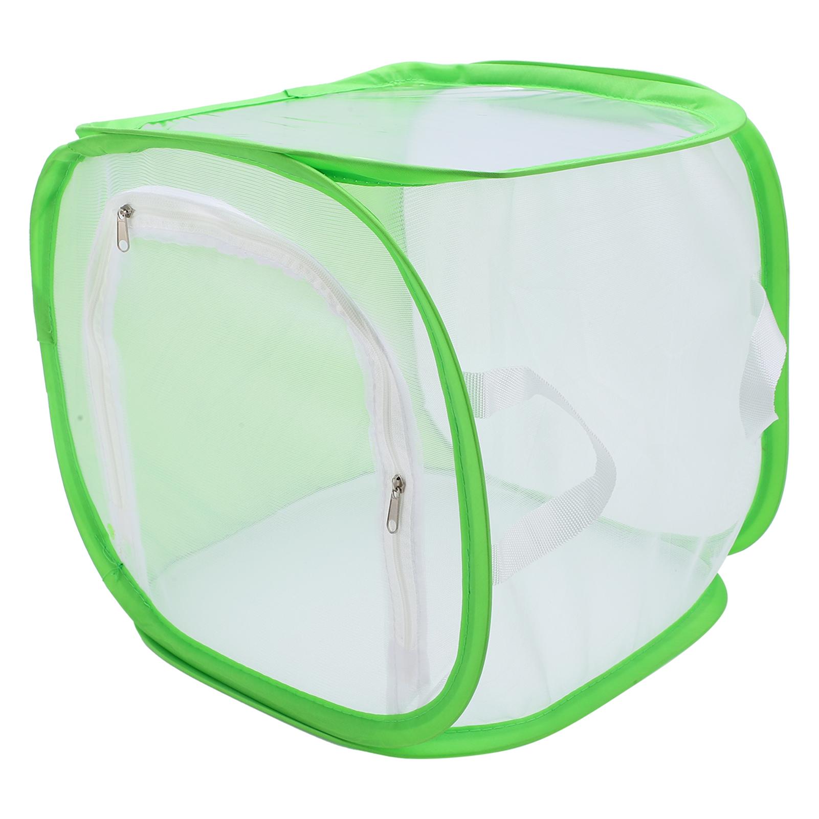 

Insect Cage Collapsible and Convenient Insect Mesh Cage with Transparent Window and Double Zipper