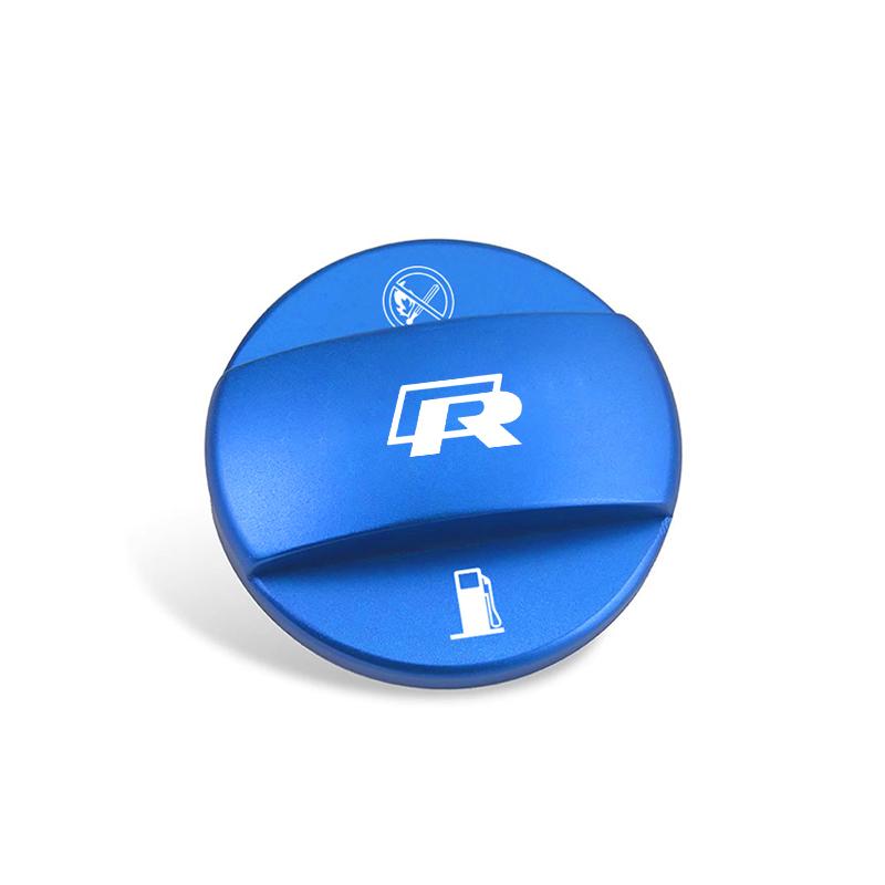 OBTLU1 Car Fuel Cap Aluminum Alloy Oil Box Lid Petrol Tank Cover For VW GTI Polo Golf Passat Tiguan Arteon Touareg Taigo Caddy Jetta CC