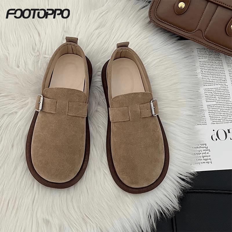 FOOTOPPO Women s Casual Slip-On Birkenstock Style Shoes 37