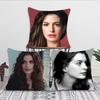 Anne Hathaway Pillow Case Square Pillow Bedroom Sofa Leisure Comfort Cushion Car Living Room Home Decoration