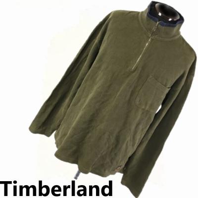 Timberland Half-Zip Trainer Men's L Khaki(USED)