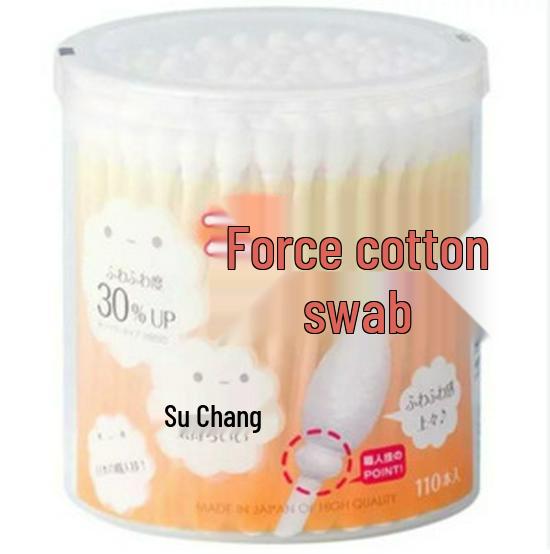 Sanyo Snoopy Double-Head Cotton Swabs - High-Quality Japanese Import for Household Ear Cleaning No Specification