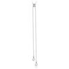 925 Sterling Silver Shiny Zircon Crystal Pearl Long Necklace Sweater Chain Necklace Pendant Jewelry Trendy S-N168
