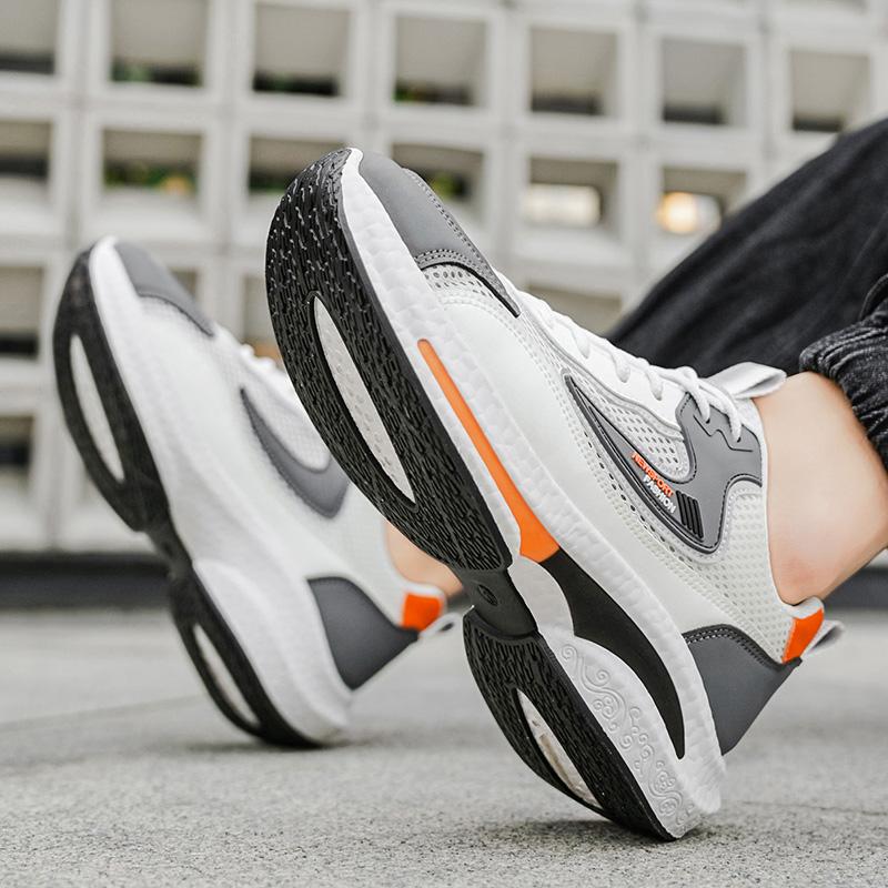 Men's sneakers four seasons mesh breathable soft sole non-slip comfort outdoor casual running shoes fashion student sports shoes