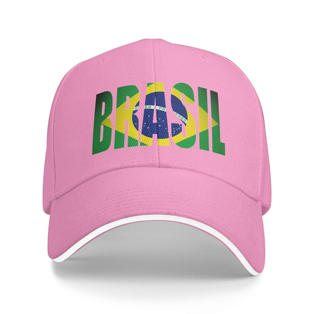 Bandeira Do Brasil Fans Brazil Flag Souvenirs Baseball Cap Funny FeUnisex Unisex Hip Hop Hats Outdoor Gym Snapback Cap Gift